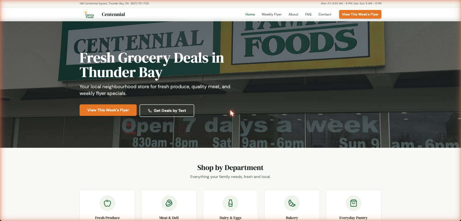 CENTENNIAL FAMILY FOODS
